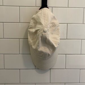 Madewell Cream and Tan Cap